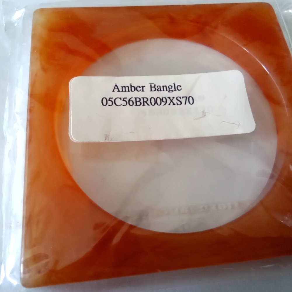 Alexia Carwford  Vintage Amber Lucie  Bangle Bracelets